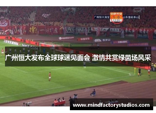 广州恒大发布全球球迷见面会 激情共赏绿茵场风采